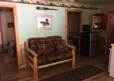 Haven Love Seat and Refrigerator